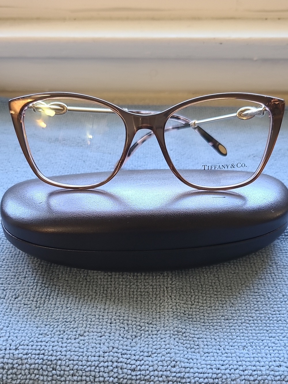 New & Authentic Tiffany & Co. Eyeglasses Model 2160-B, Color 8255, Size  54-17